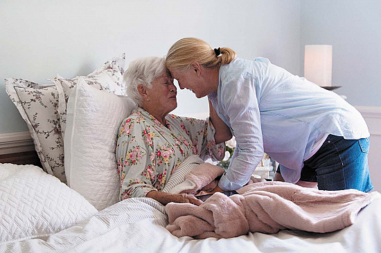 Compassionate hospice and respite care setting for residents